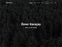 Tablet Screenshot of omerkaracay.com